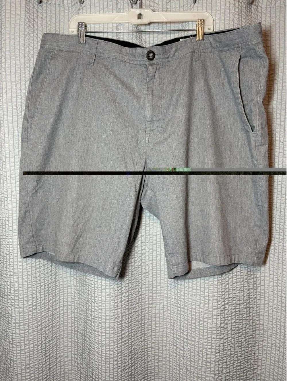 Volcom Men's Kerosene Hybrid Chino Shorts Gray Size 44